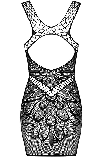Obsessive D608 Dress Black - Seksualus apatinis trikotažas 4