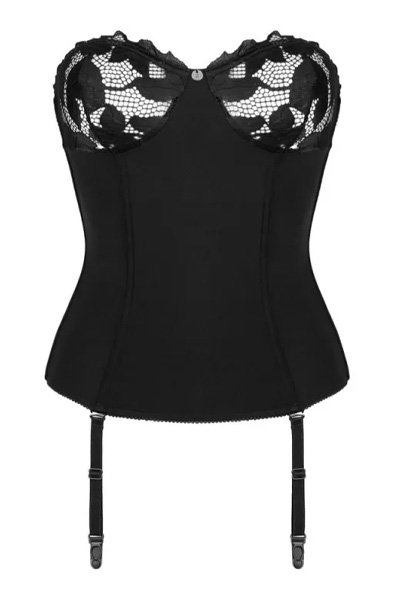 Obsessive Editya Corset Black - Korsetas 3