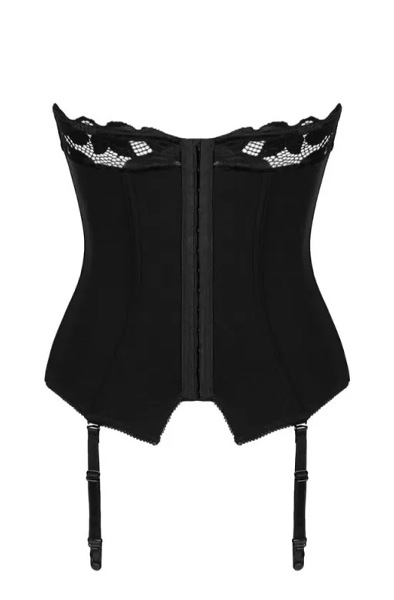 Obsessive Editya Corset Black - Korsetas 4