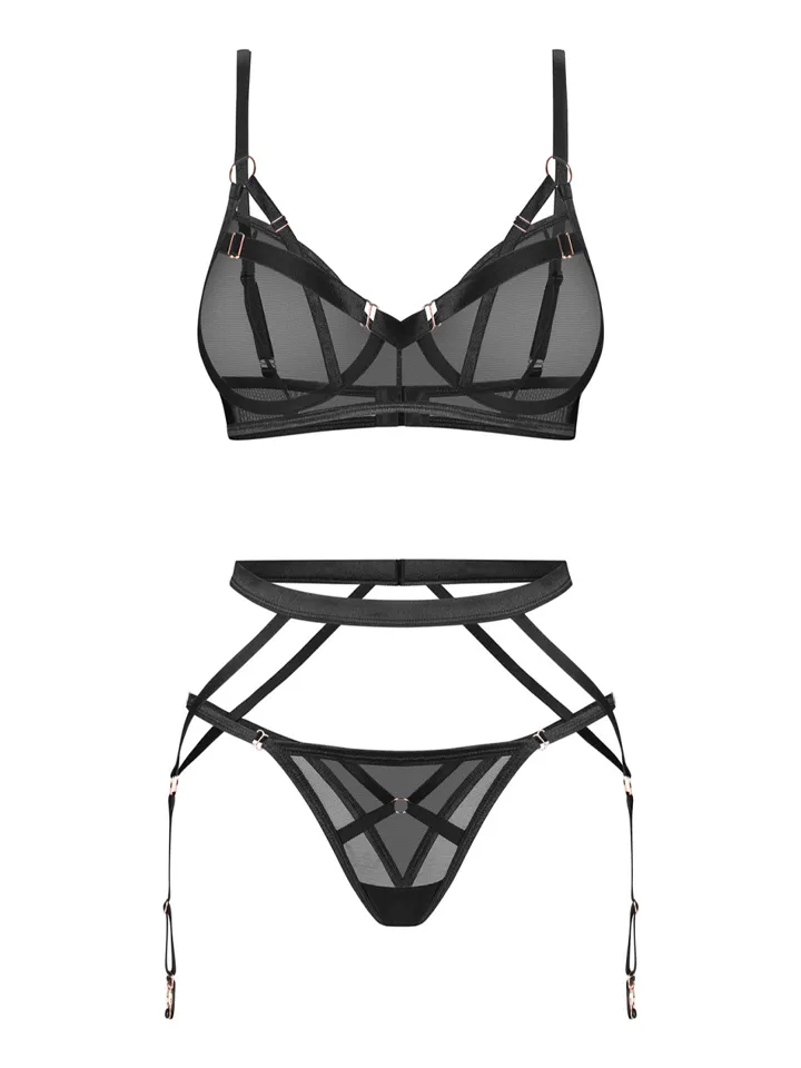 Obsessive Euridia 3-pcs Lingerie Set - Underklädesset 3 [full]