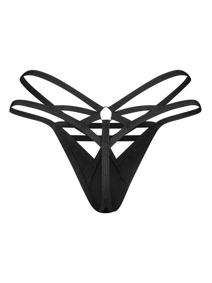 Obsessive Keira Lise Thong Black - Stringtrosor 4 [full]