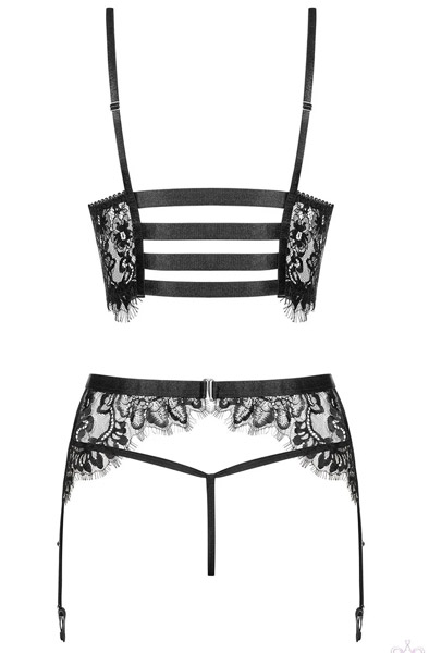 Obsessive Lashy Set - Seksualus apatinis trikotažas 4
