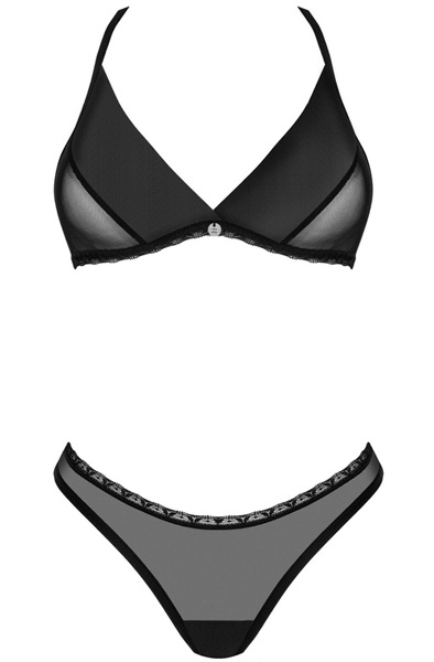 Obsessive Latinesa 2-pcs Set Black - Liemenėlės ir Liemenėlių rinkinys 3