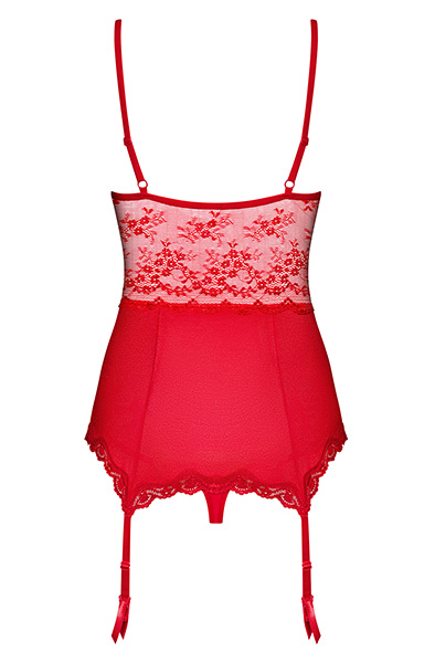 Obsessive Lovica Corset & Thong Red - „Corset & Thong“ 5