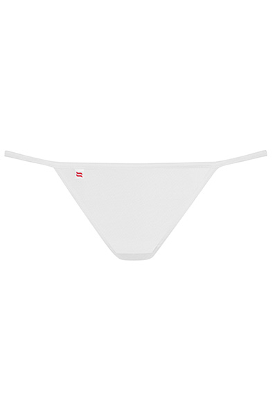 Obsessive Luiza Thong White - Nėrinių kelnaitės 4