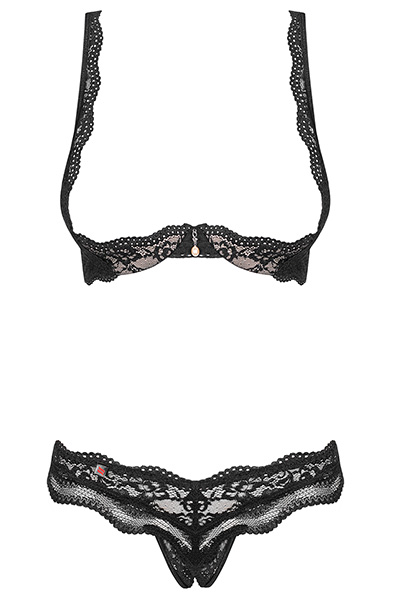 Obsessive Luvae Cupless Set - Seksualus apatinis trikotažas 4