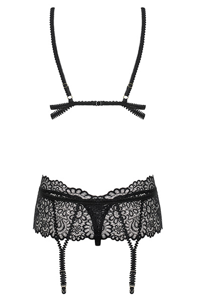 Obsessive Mixty 3-pcs Set - Seksualus apatinis trikotažas 4