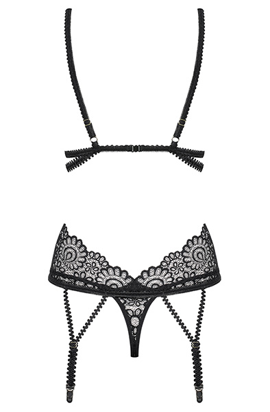 Obsessive Mixty Corset & Thong - Seksualus apatinis trikotažas 4