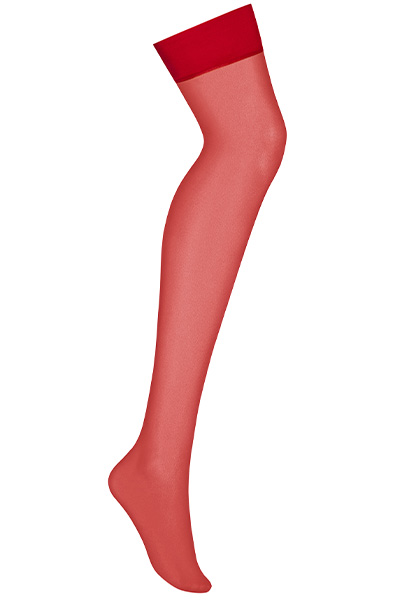 Obsessive S800 Stockings Red - Nebuvaučiai 3