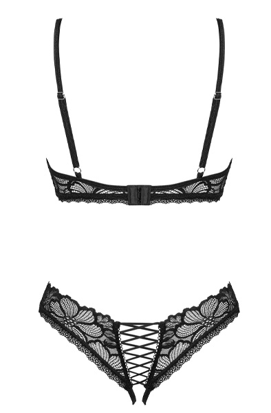 Obsessive Serafia 2-pcs Cupless Set - Liemenėlės ir Liemenėlių rinkinys 4
