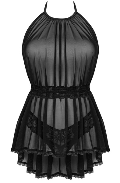 Obsessive Serafia Babydoll & Thong - „Babydoll“ apatinis trikotažas 3