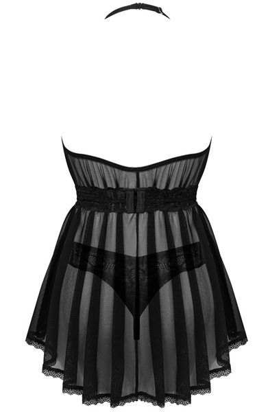 Obsessive Serafia Babydoll & Thong - „Babydoll“ apatinis trikotažas 4