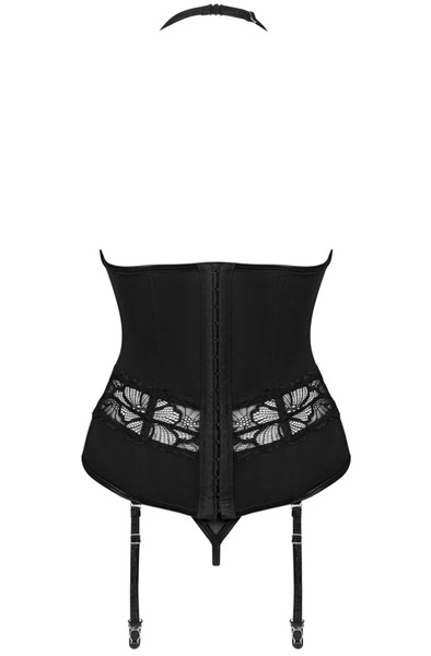 Obsessive Serafia Corset Black - Korsetas 4