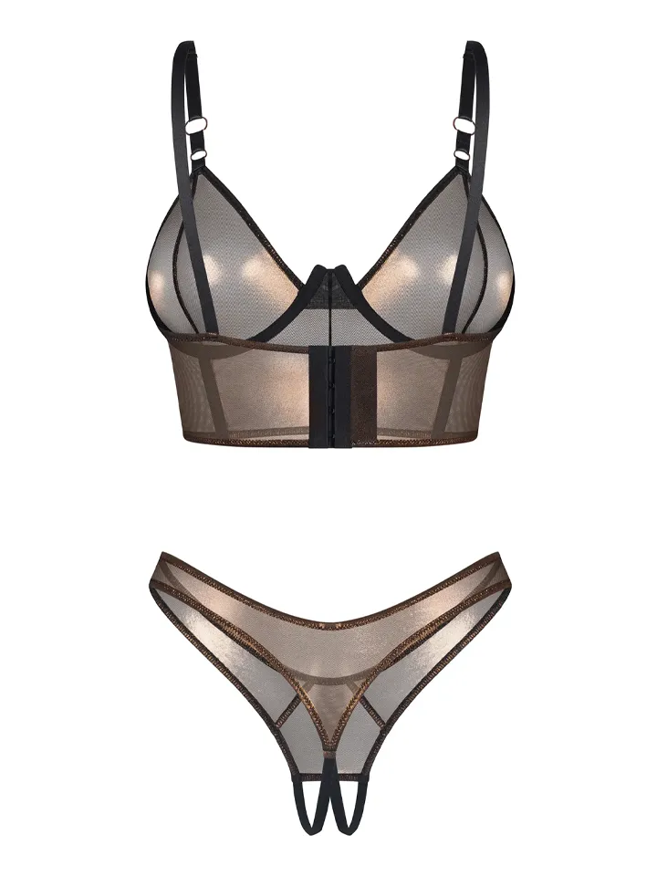 Obsessive Soranna Top & Crotchless Thong - Underklädesset 5 [full]