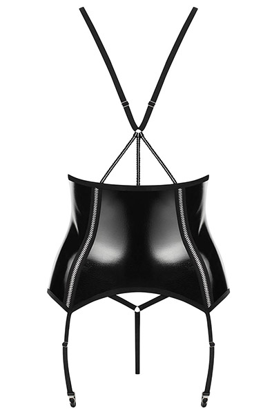 Obsessive Stormea Corset & Thong - Seksualus apatinis trikotažas 5
