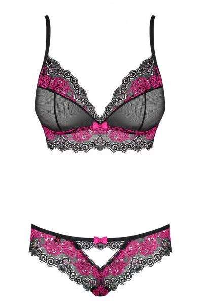 Obsessive Tulia 2 pcs Set - Seksualus apatinis trikotažas 4