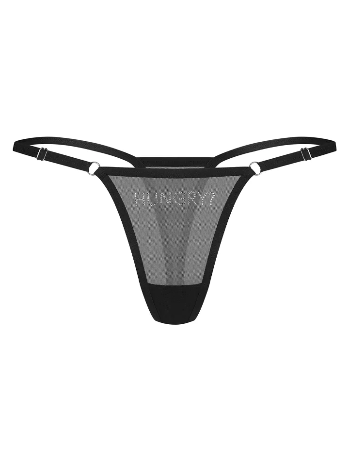 Obsessive Violami Hungry Thong Black - Stringtrosor 3 [full]