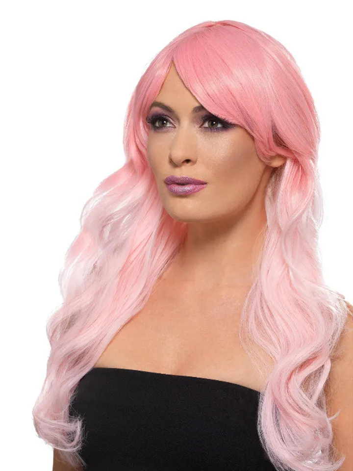 Ombre Wig Pink - Perukas 1 [full]