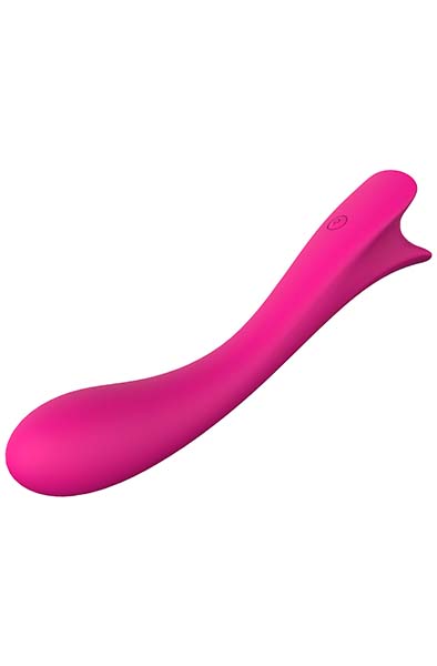 One-Hand Vibrating G-Spot Dildo 20 cm - G taško vibratorius 4