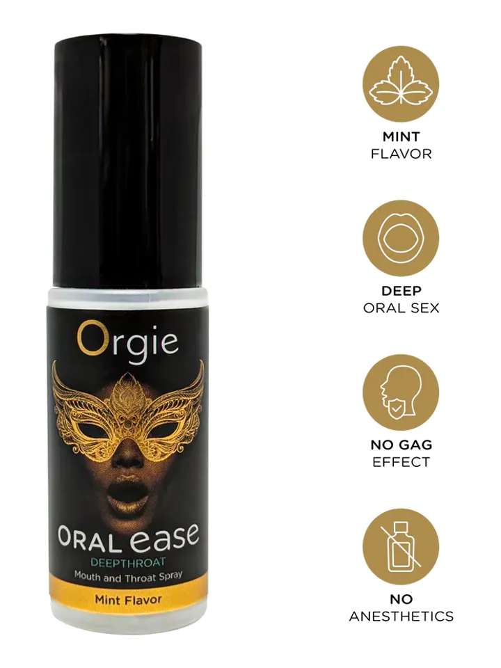 Oral Ease Deepthroat Mouth & Throat Spray 15ml - Valgomieji ir Oralinis Seksas 2 [full]