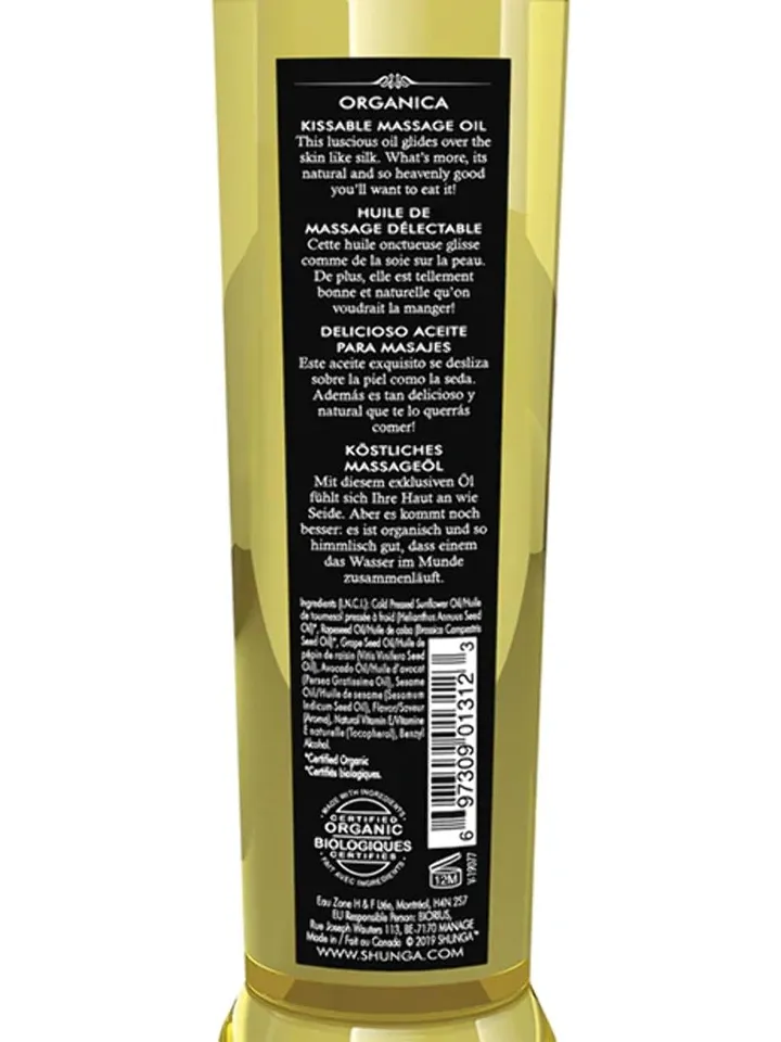 Organica Naturelle Massage Oil 240 ml - Masažinis aliejus 2 [full]