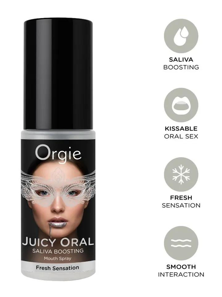Orgie Juicy Oral Saliva Boosting Mouth Spray 15 ml - Geresnis oralinis seksas 2 [full]