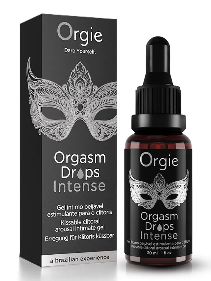 Orgie Orgasm Drops Intense 30 ml - Stimuliuojantis aliejus 1 [full]