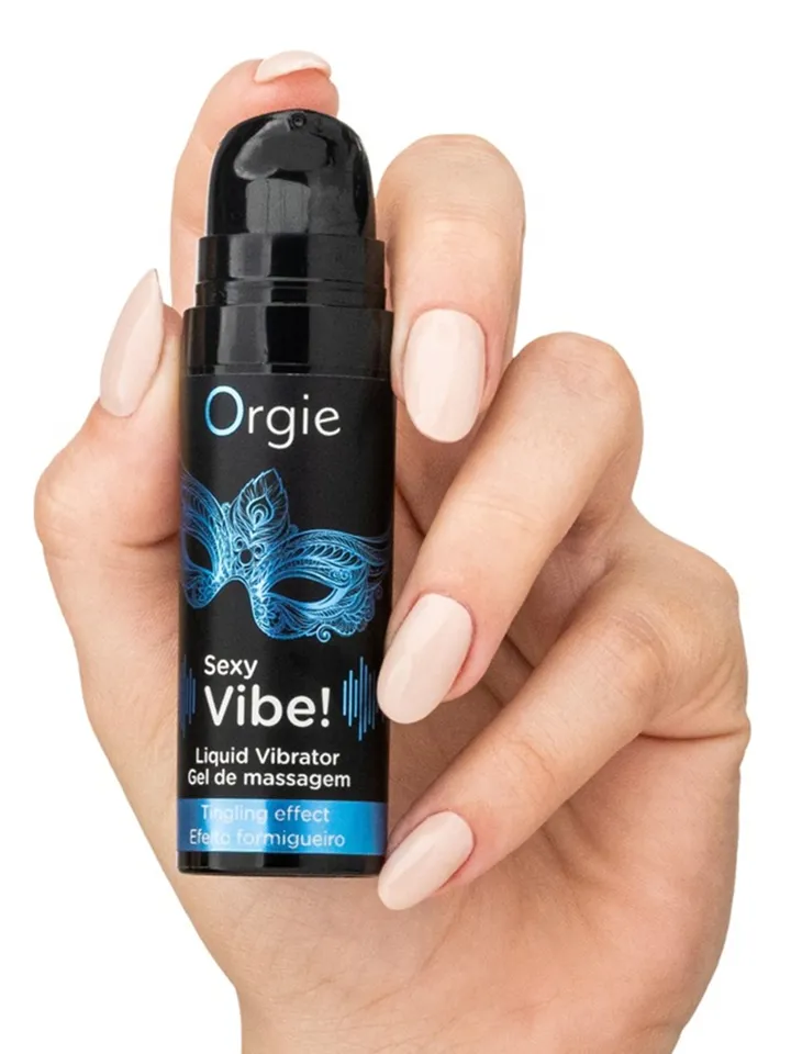 Orgie Sexy Vibe! Liquid Vibrator 15 ml - Stimuliuojantis papildas vyrams 3 [full]