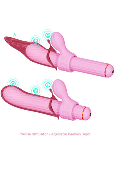 Otouch Magic Stick S1 Pink - Triušio vibratorius 5