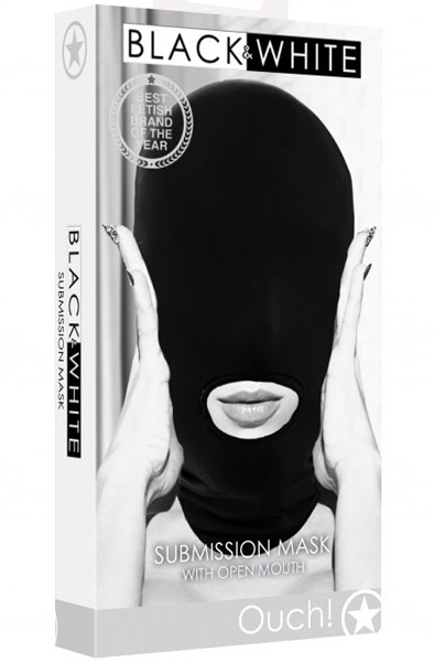 Ouch Submission Mask With Open Mouth - BDSM kaukė 2
