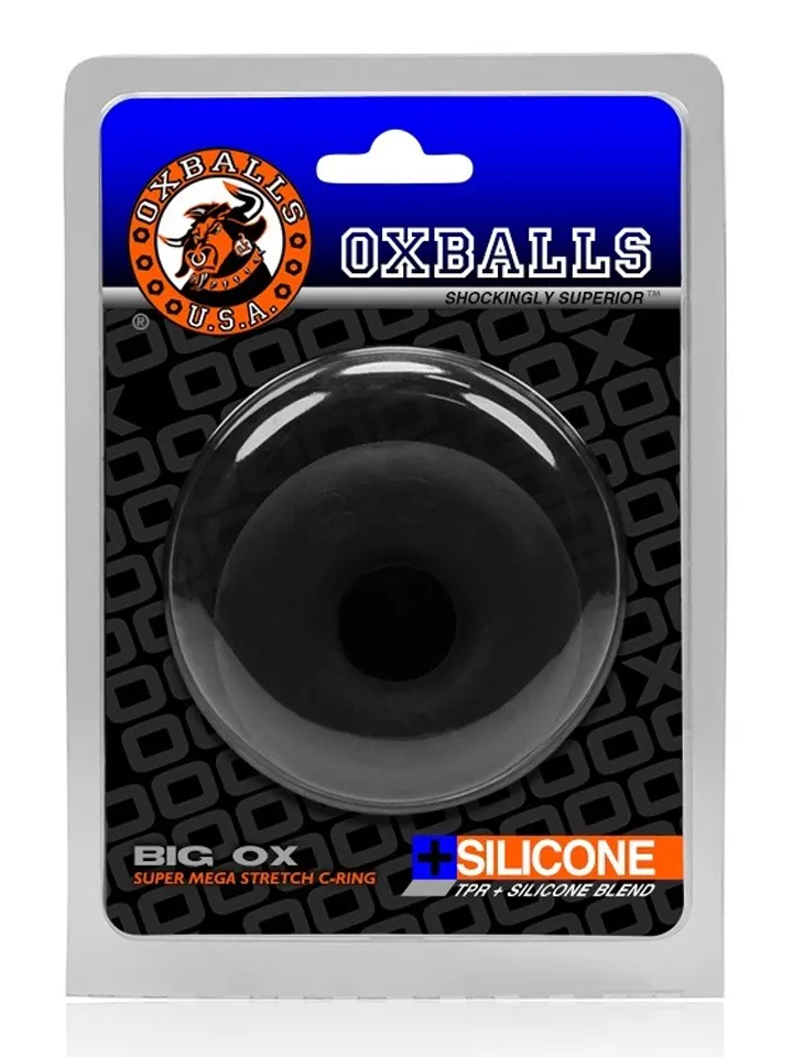 Oxballs Big Ox Cock Ring Black - Gaidžio žiedas 3 [full]