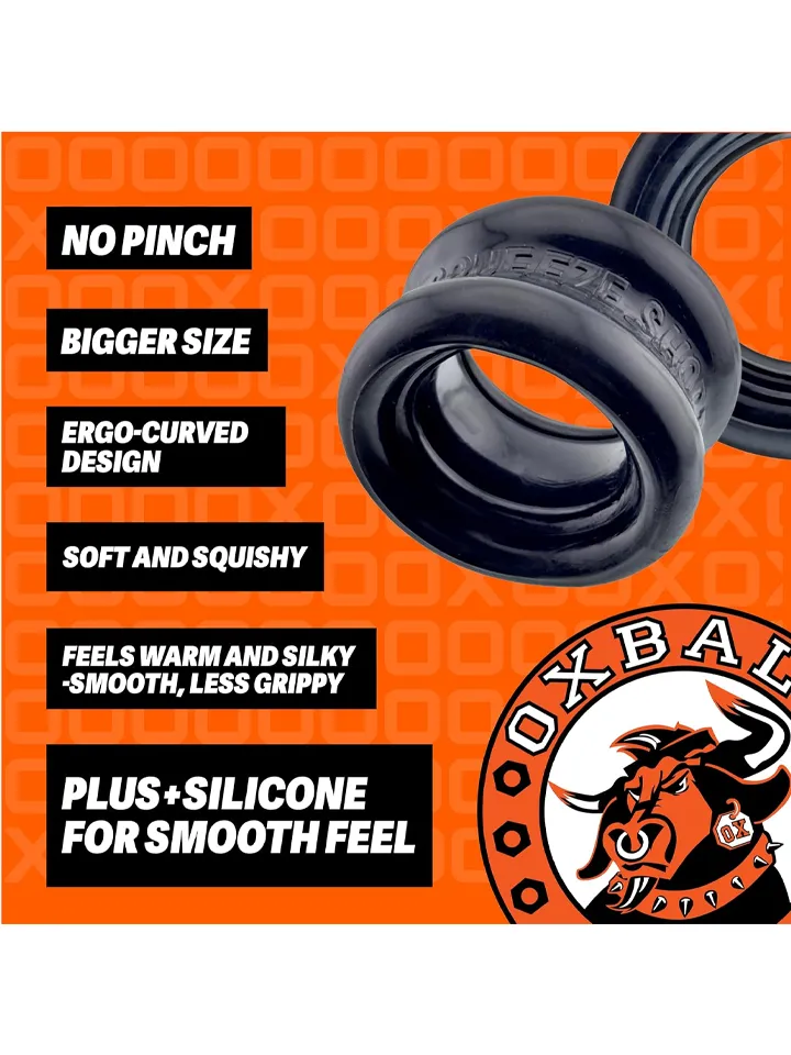 Oxballs Squeeze Short Ballstretcher Black - Rutuliniai neštuvai 2 [full]