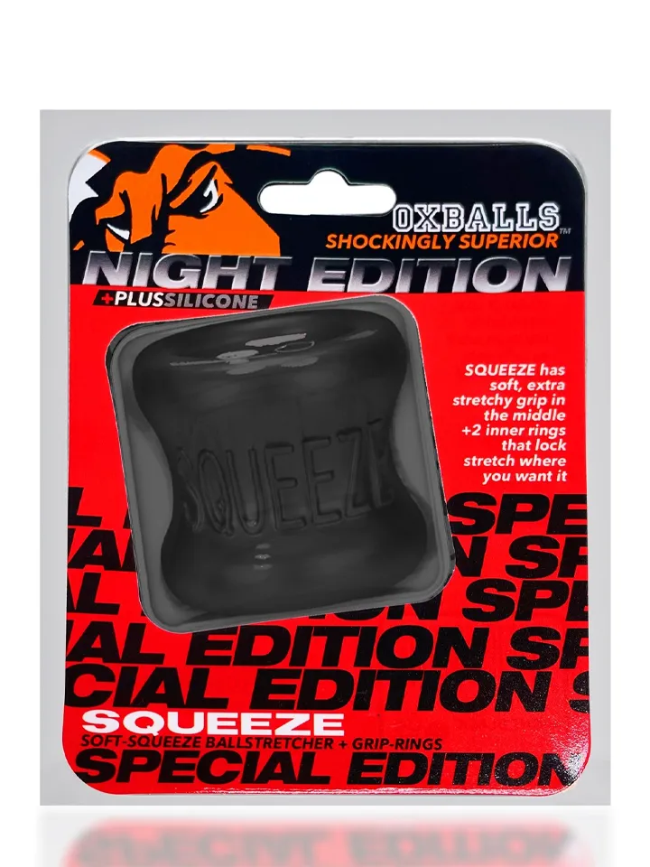 Oxballs Squeeze Soft Grip Ballstretcher Night Black - Rutuliniai neštuvai 3 [full]