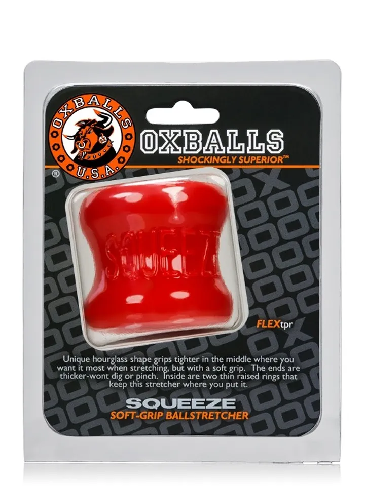 Oxballs Squeeze Soft Grip Ballstretcher Red - Rutuliniai neštuvai 3 [full]