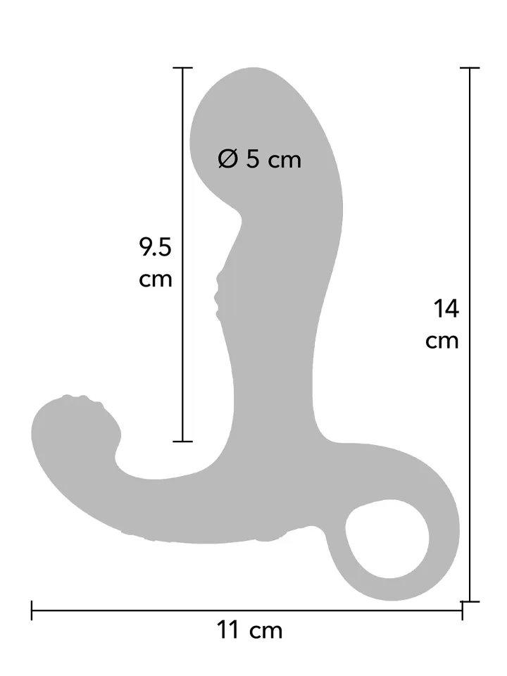 P-spot Tapper Plug Vibrating + Remote - Prostatos stimuliatorius 3 [full]