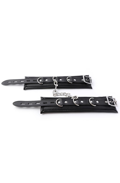 Padded Adjustable Handcuffs Black - Antrankiai 2