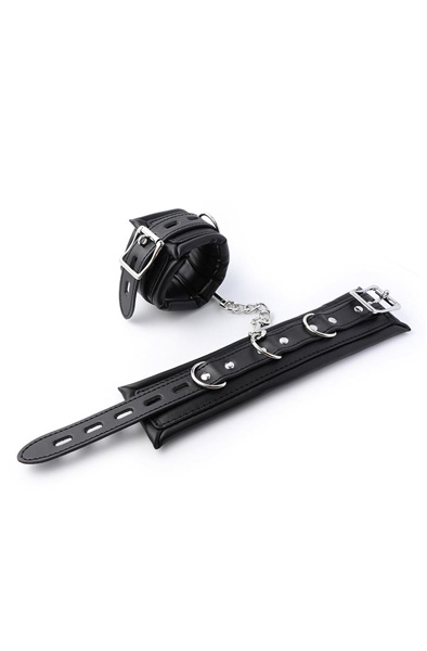 Padded Adjustable Handcuffs Black - Antrankiai 3