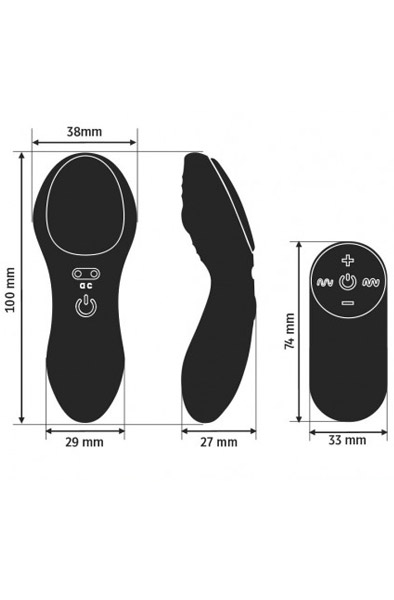 Panty Vibrator With Remote Control Purple - Vibruojančios kelnaitės 3