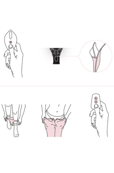 Pantyrebel Vibrating Tanga Thong - Vibruojančios kelnaitės 3