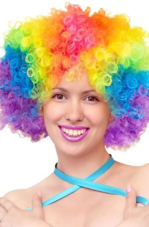 Party Wig Afro Colored Hair - Perukas 1