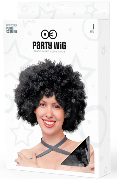 Party Wig Black Afro Hair - Perukas 2