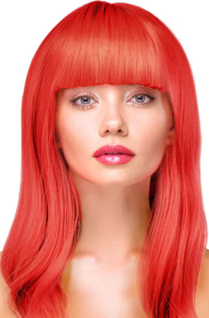 Party Wig Long Straight Red Hair - Perukas 1