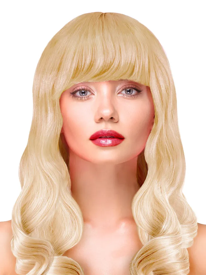 Party Wig Long Wavy Blonde Hair - Perukas 1 [full]
