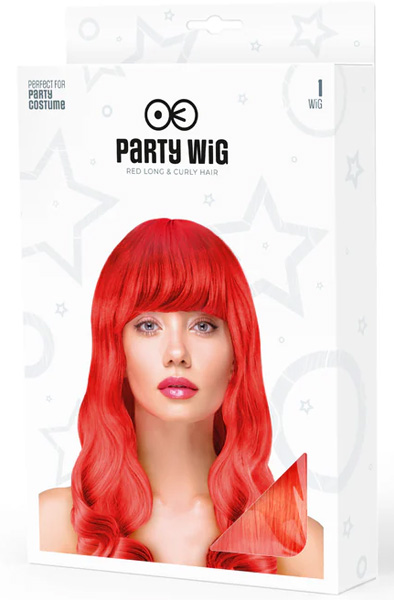 Party Wig Long Wavy Red Hair - Perukas 2