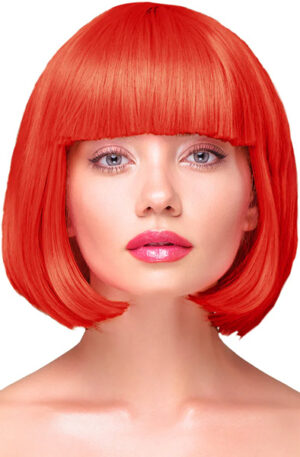 Party Wig Short Straight Red Hair - Perukas 1