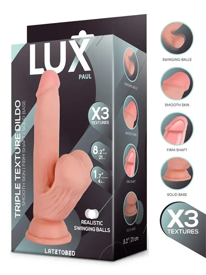 Paul Triple Density Swinging Balls Dildo 21 cm - Gyvenimo dildo 1 [full]