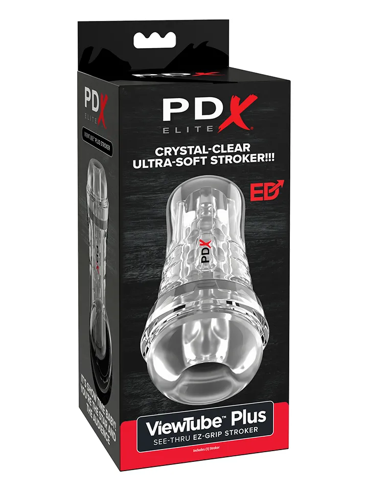 PDX Elite ViewTube Plus See-Thru EZ-Grip Stroker - Strokeris 4 [full]