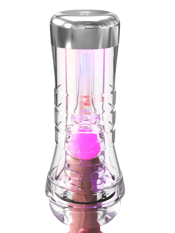 PDX Elite ViewTube XXL See-Thru EZ-Grip LED Stroker - Strokeris 2 [full]