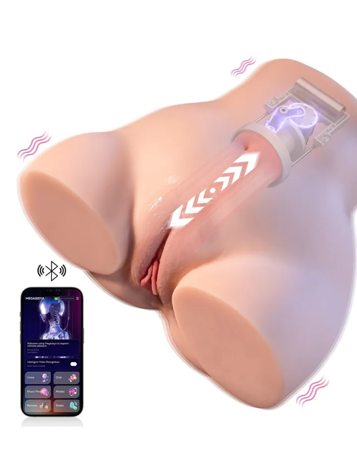 Peach APP Control Vagina 3,9 kg - Sekso lėlė 1 [full]