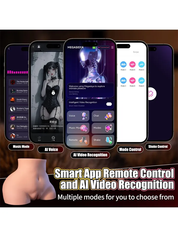 Peach APP Control Vagina 3,9 kg - Sekso lėlė 4 [full]